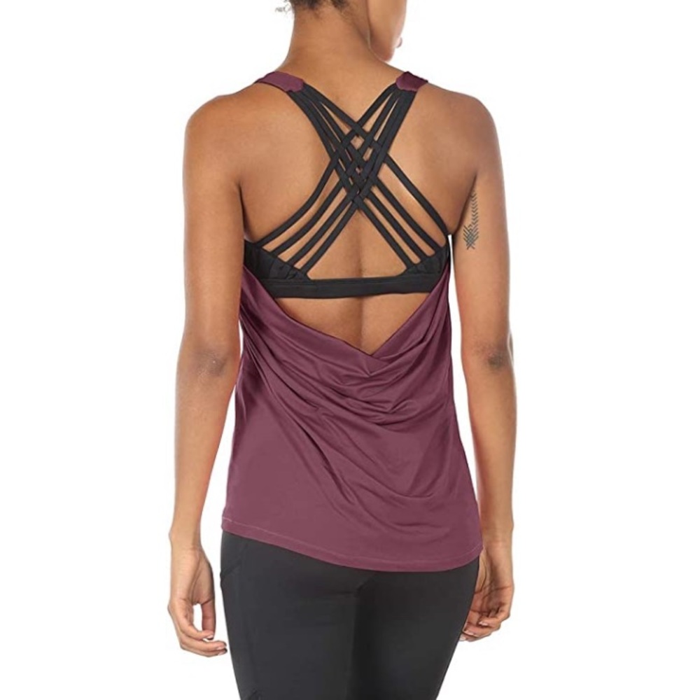 Plum color work out top